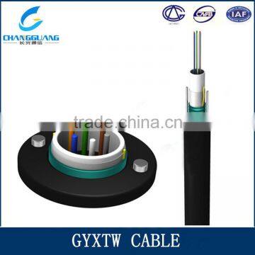 12 core Thin armored single mode G652D cable GYXTW Optic fiber cable