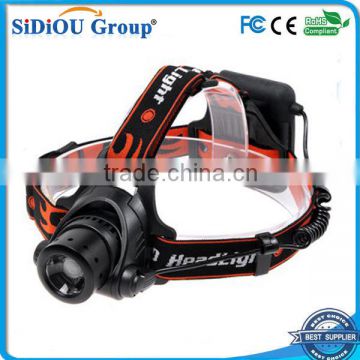 3-mode zoom headlamp camping led headlamps