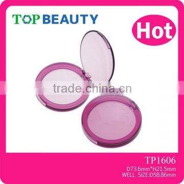 TP1606-Clear Empty Plastic Compact Powder Container