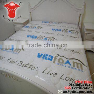 Kapok printed pvc film for mattress packing