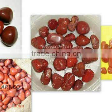 RED-JASPER AGATE TUMBLED PEBBLES STONES