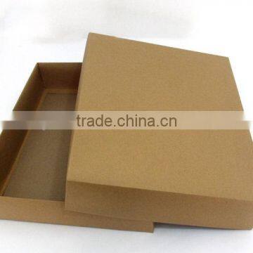 customized folding brown kraft paper box