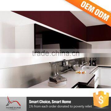 Foshan White High Gloss Lacquer Kitchen Cabinet