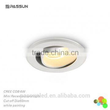 contemporary mini deep recessed led spotlight