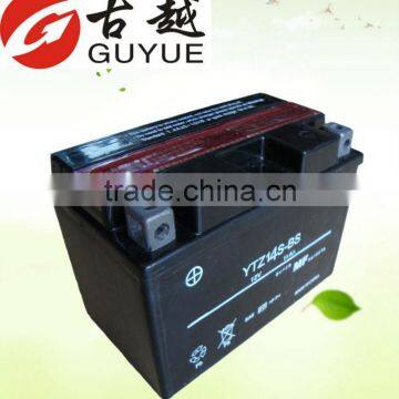 maintenance free motorcycle battery YTZ14S-BS