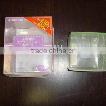 Plastic cosmetic packaging box