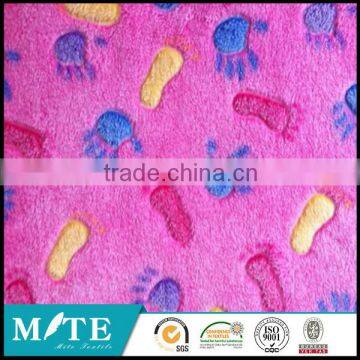 jacquard love super soft coral fleece for blanket