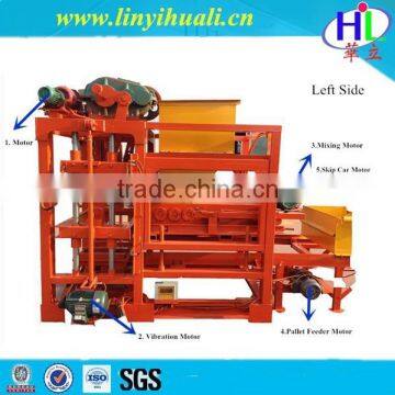 High Profitable Production Line QT4-23 Hollow Block Making Machine With PLC Control Cabinet photo-6