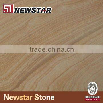 Newstar wooden veins honed yellow sandstone