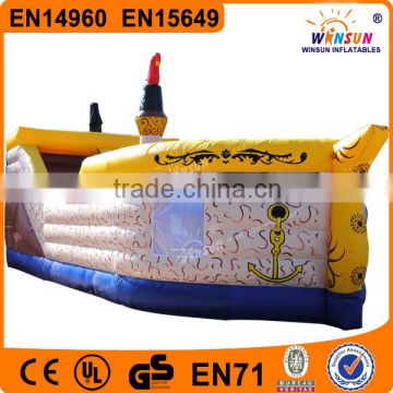 High quility PVC tarpaulin inflatable sport games,noah's ark inflatable bounce house