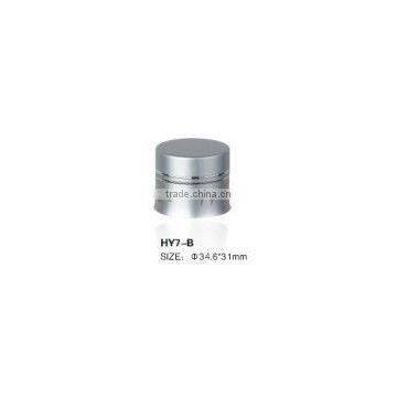 Small empty Aluminum & Plastic Cosmetic face cream jars/botle