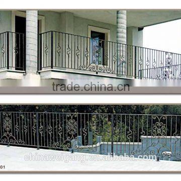 Veranda wrought iron railings used