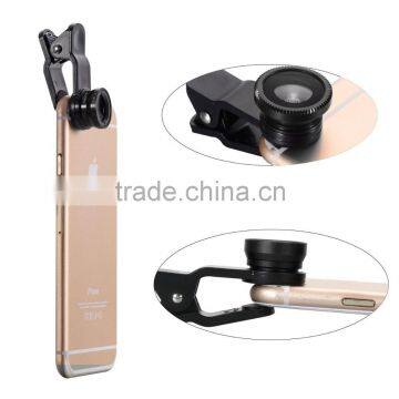 Hot Sell Clip Lens , Magical Universal Clip 3in 1 Lens for Mobile Phone , Cute Contact Lens Case . photo-2