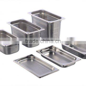 Stainless Steel 1/3 Perforated GN Pan (Hole:3MM Dia.)