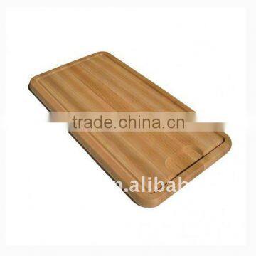 wooden chopping block