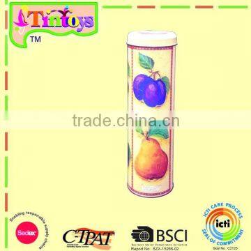 gift food chocolate candy small tea can long spaghetti round tin box