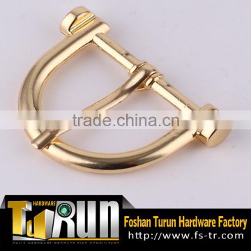 Wholesale lady light gold metal shoe accessories