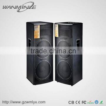 High End Big Power Stereo Wooden Speaker PA Active Speaker With 15 Inch Big Subwoofer Karaoke Speaker