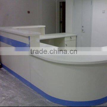 2016 Hot Saleing Long Round Reception Desk Modern Salon Reception Desk Curved Reception Desk photo-4