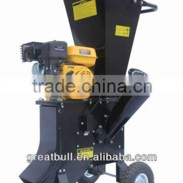 6.5hp gasoline 4 stroke wood working machine chipper shredder