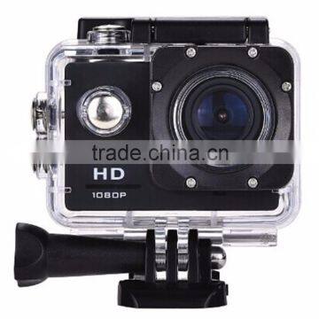 Full hd 1080p action camera with adjustable wide-angle lens