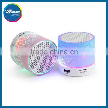 2016 New LED MINI Bluetooth Speaker A9 TF USB Wireless Portable Music Sound Box Subwoofer Loudspeakers For phone PC with Mic