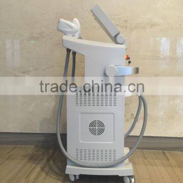 AC220V/110V 2017 Professional CE Pproval Two Hadles With Big Spot Size Diode Laser 808nm 810nm /OPT IPL E-light 2 In 1 Beauty Machine 0-150J/cm2 photo-5