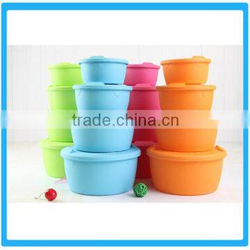 Good Price 4-Pcs Candy Color Crisper,Wholesale Food Storage Container,Fresh Keep Crisper Box