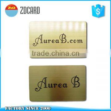 Perfect customized size metal card with reasonable price