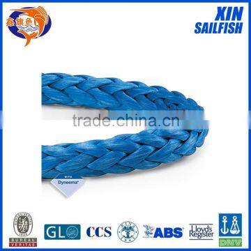 blue color uhmwpe rope for ship use