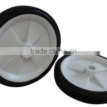 Plastic Rubber Wheel/Ruled Rubber Lawnmower Lawn Push Mower Wheel 3.5+ Inch Diameter photo-4