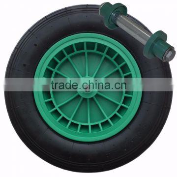 Strong Air Rubber peumatic 14" 3.50-8 Balata Wheels