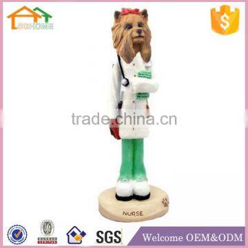 Resin customed new fashion product decorative rabbit gift for nurse