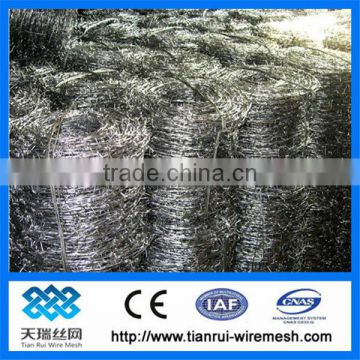 building barbed wire fences/galvanized barbed wire