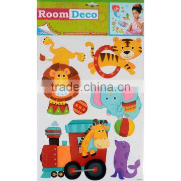 2 x Fantastic Removable Girls Boys Wall Bedroom Room Stickers - Animals Design