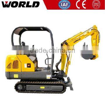 compact 0.05m3 bucket W218 1.8Ton crawler type mini excavator prices