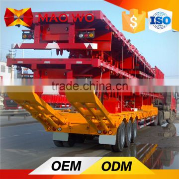 3 axles 60 tons low bed semi truck trailers for hot sale in China