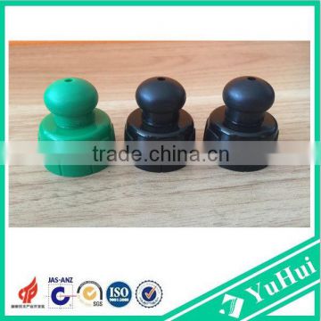 plastic screw bottle lid push pull cap