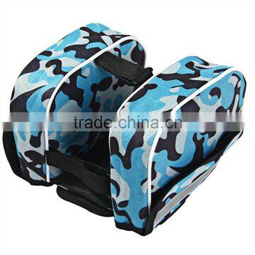 CTSmart New Frame Double Saddle Bag Outdoor Sports Cycling Mountain Road Frame Saddle Bag Waterproof Pannier Double Sides photo-2