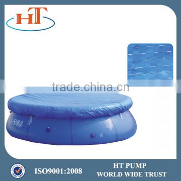 blue color PE swimming pool cover