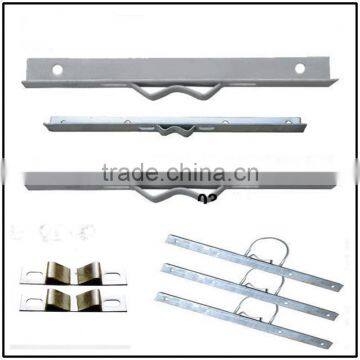 Steel line cross arm