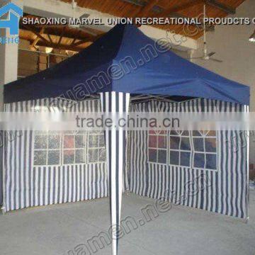 Portable UV resistant Polyester Folding Gazebo with windows 2x2m