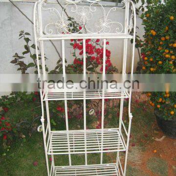 Light Weight Outdoor Vintage Wrought Iron Shelf