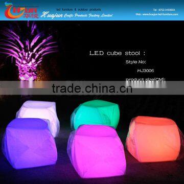 LED bar furniture Light stone shaped chair/stool