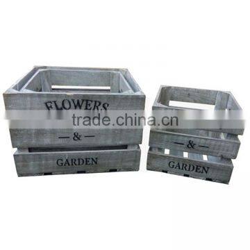 Professional Home Decorative Antique Wood Boxes for Fruit Vegetables