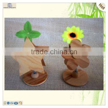 Craft Mini Decoration Wood Butterfly File Clip Clipboard photo-3