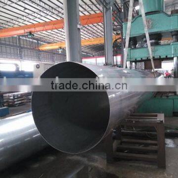 316 Industrial ERW Welded 600mm Large Diameter Stainless Steel Pipe