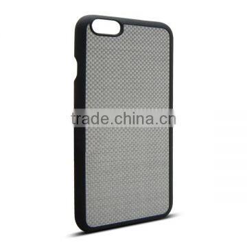 Paint PC Bottom + Silver Carbon Fiber Protective Cover for IPhone 6 Carbon Fiber Case photo-2