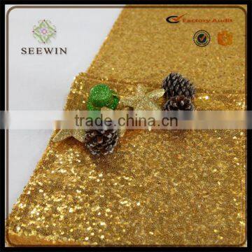 Lycra Sequin Table Runner for Wedding Banquet /home Use/party Use photo-3