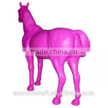Custom Art Resin Animals Life Size Horse Statues for Sale photo-2